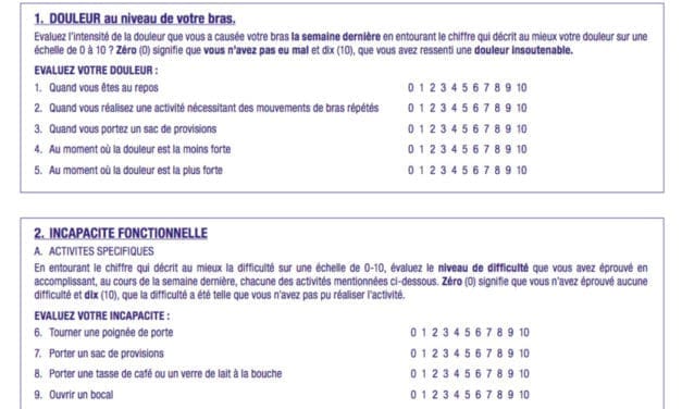The Patient Rated Tennis Elbow Evaluation