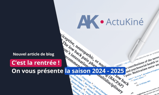 ActuKiné programme 2024 – 2025