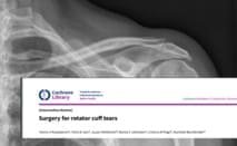 Revue systématique : Cochrane publie une revue sur les bénéfices et risques des opérations de décompression de l’espace sous-acromial et de la coiffe des rotateurs