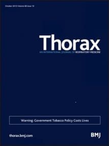 Revue de presse respiratoire: Thorax (oct 2013)